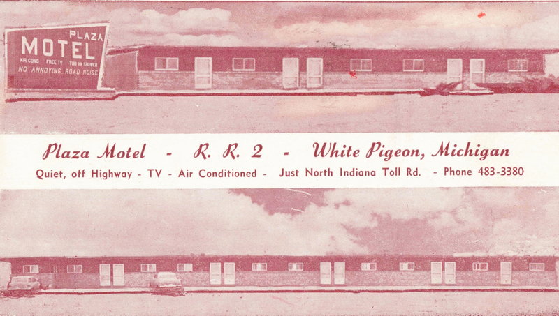 Plaza Motel - Vintage Postcard (newer photo)